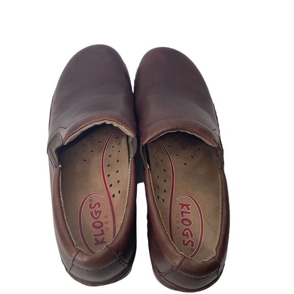 Klogs USA Women's Brown Clog Shoes size 9.5 M Leather Upper Comfort Slip on - Picture 3 of 12